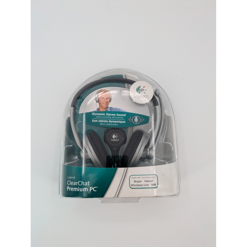 Logitech ClearChat Premium PC Headset - BRAND‎ NEW IN FACTORY SEALED PACKAGE